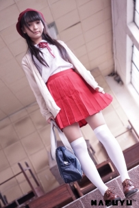 神楽坂真冬 - 红JK白过膝系列[187P-2.2G]